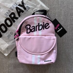 🎀 (NEW) Classic Pink Mini Backpack – Limited Edition Barbie™ x Vooray Collab